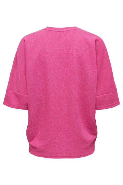 ONLIVY S/S GLITTER V-NECK TOP