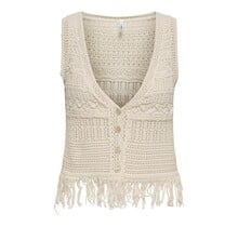 ONLALIX SL FRINGE WAISTCOAT KN