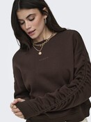 ONLSWEAT L/S RUCHED CREW SWT