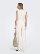 ONLGOA MW LINEN BL PULL-UP PAN