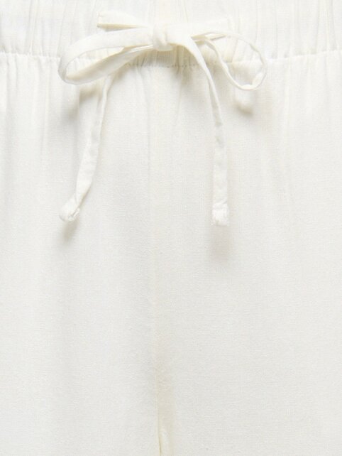 ONLGOA MW LINEN BL PULL-UP PAN