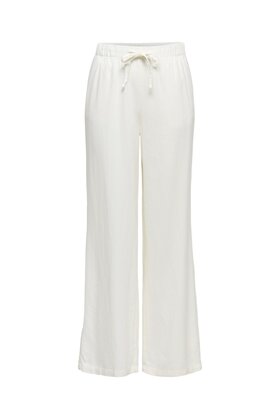 ONLGOA MW LINEN BL PULL-UP PAN