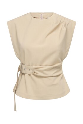 ONLTERRA S/L BELT TOP WVN SUD