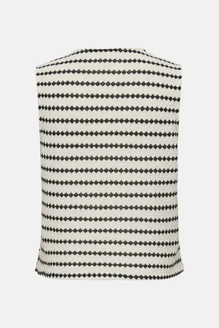ONLEVA S/L SHORT STRIPE VEST J