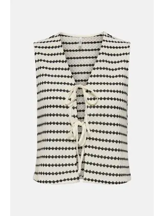 ONLEVA S/L SHORT STRIPE VEST J