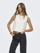 ONLGOA S/L BALLON LINEN BL TOP