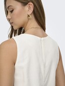 ONLGOA S/L BALLON LINEN BL TOP