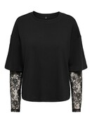 ONLTAHLIA L/S LACE TOP PR JRS