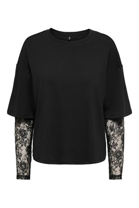 ONLTAHLIA L/S LACE TOP PR JRS