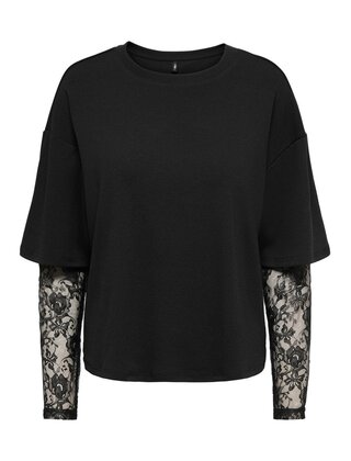 ONLTAHLIA L/S LACE TOP PR JRS