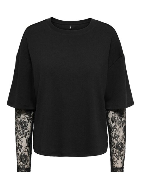 ONLTAHLIA L/S LACE TOP PR JRS