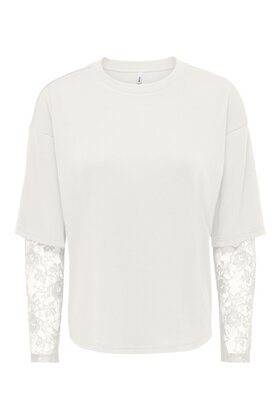 ONLTAHLIA L/S LACE TOP PR JRS