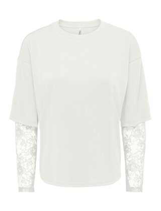 ONLTAHLIA L/S LACE TOP PR JRS