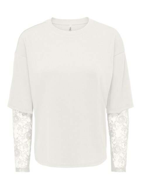 ONLTAHLIA L/S LACE TOP PR JRS
