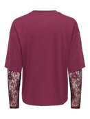 ONLTAHLIA L/S LACE TOP PR JRS