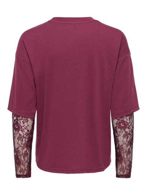 ONLTAHLIA L/S LACE TOP PR JRS