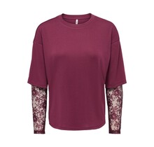 ONLTAHLIA L/S LACE TOP PR JRS