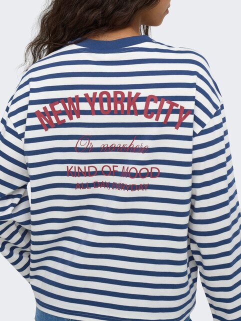 ONLFREJA L/S STRIPE TOP CC JRS