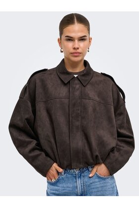 ONLMOON-STINA FAUX SUEDE BOMBER