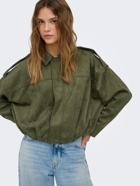 ONLMOON-STINA FAUX SUEDE BOMBER
