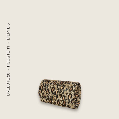 Leopard envelope ( Gold ) RRP 29,95