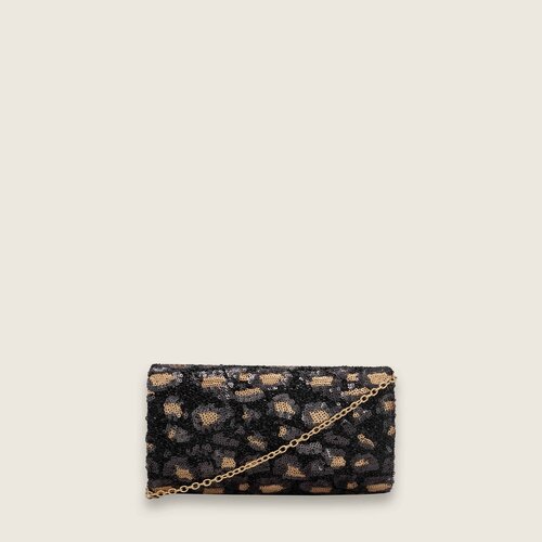 Leopard envelope ( black ) RRP 29,95
