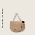 Velvet pearl tas ( Creme ) RRP 69,95
