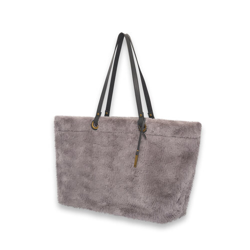 Sunny Faux fur shopper ( licht grijze ) RRP 69,95
