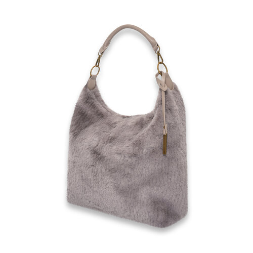 Faux fur hobo ( licht grijze ) RRP 64,95