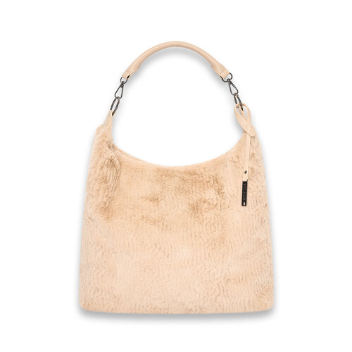 Faux fur hobo ( champagne kleurige ) RRP 64,95