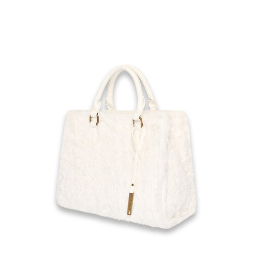 Faux fur shopper ( creme kleurige ) RRP 69,95