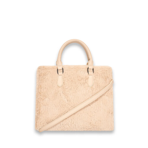 Faux fur shopper ( champagne kleurige ) RRP 69,95
