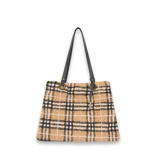 Teddy geruite shopper ( creme kleurige ) RRP 69,95