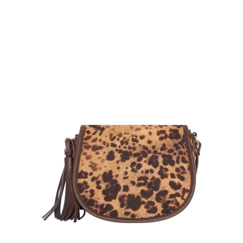 Leopard saddle tas ( cognac kleurige ) RRP 54,95