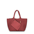 Neopreen woven shopper L ( bordeaux ) RRP 99,95