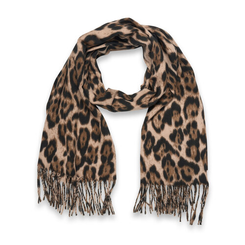 Panterprint shawl ( camel )  RRP 12,95
