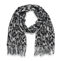 Panterprint shawl ( grijs )  RRP 12,95