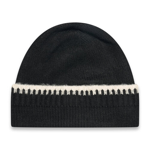 Gebreide beanie ( zwart )  RRP 9,25