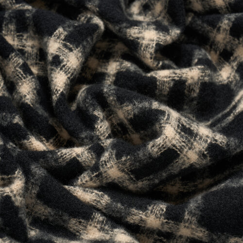 Checkered shawl ( black )  RRP 11,1