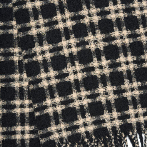 Geruite shawl ( zwart )  RRP 11,1