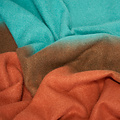 Degrade shawl ( blue/orange )  RRP 12,95