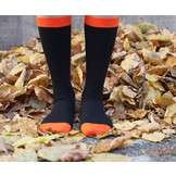 Business-Socken Orange-Schwarz