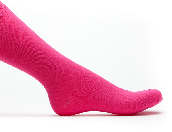 hoeveelheid verkoop Reflectie Wig ColorMeSocks - Roze casual sokken Fuchsia Pink - ColorMeSocks