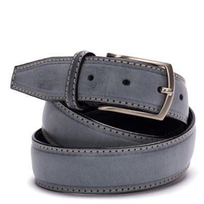 Leren Riem Dolphin Grey Wax