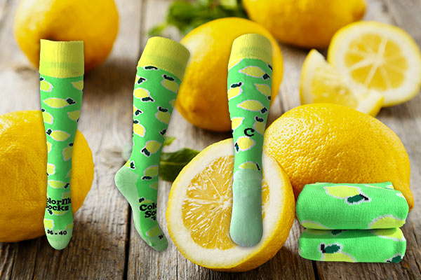 Hockeysokken Lemon