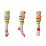 Voetbalsokken Zig Zag Fluor