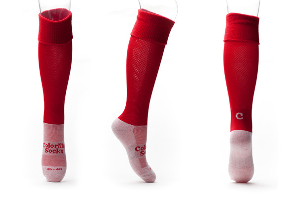 Fussball Socken red