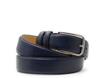 Lederen Gurtel Navy Blue