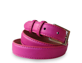 Leren Riem Fuchsia