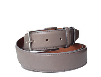 Lederen Gurtel Mouse Grey